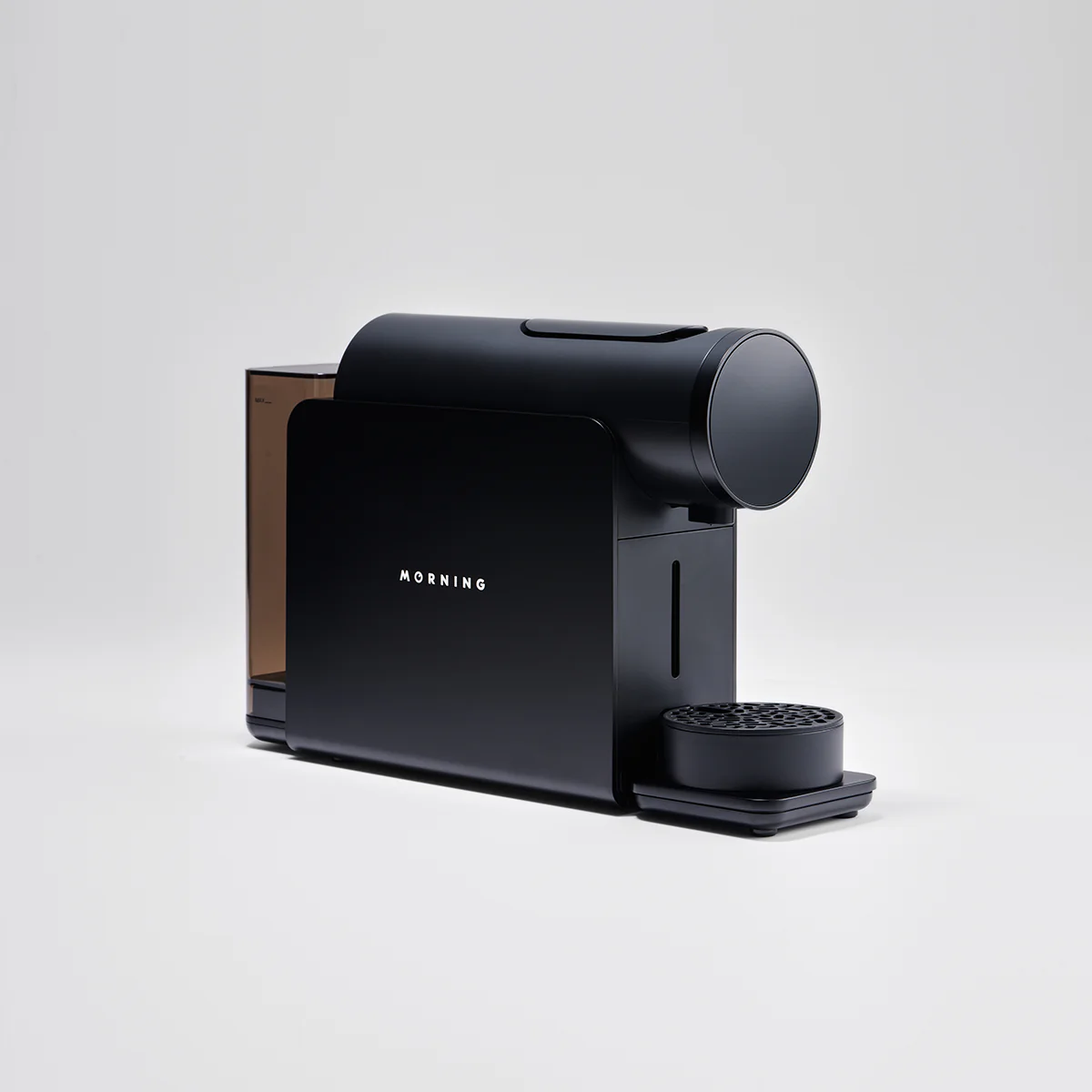 Morning capsule machine in black